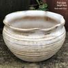 Handmade Retro Ceramic Pot: Large Opening Succulent & Flower Planter for Chlorophytum, Rose, Orchid, & Green Plants