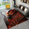 Cartoon Dragon Pattern Area Rug Large,Carpet Rug for Living Room Bedroom Sofa Doormat Kitchen Decor,Kids Play Non-slip Floor Mat
