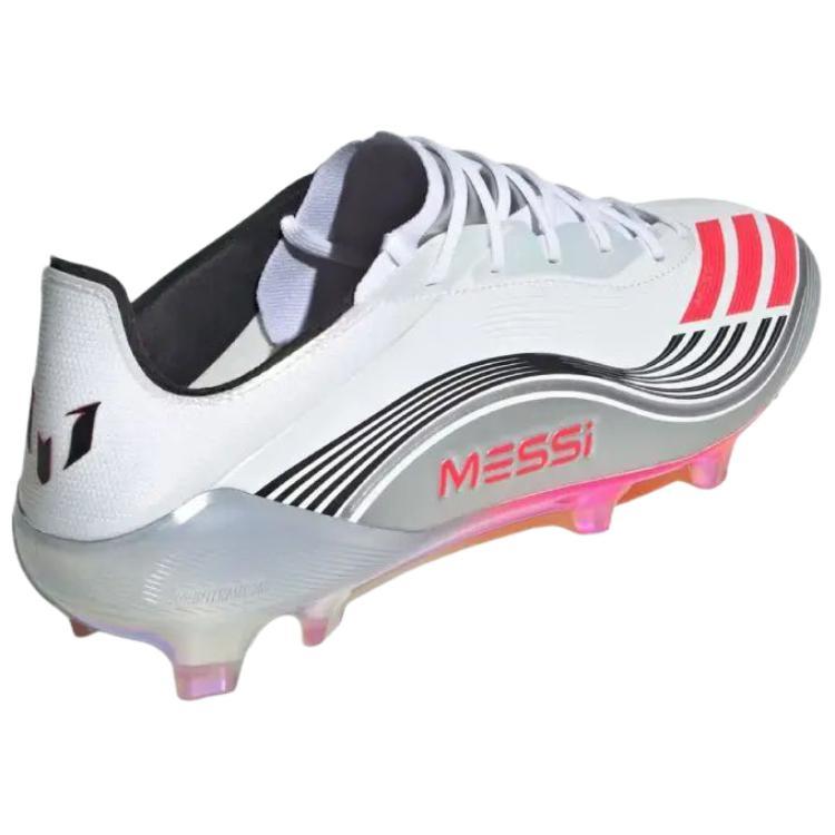 adidas Messi Adizero F50 Elite FG 'Prestig10 Pack' (Unisex) Cloud White / Lucid Red / Silver Metallic Soccer Shoes JP5593