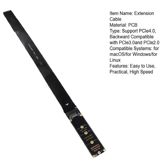 Шнур расширения Высокоскоростная передача данных Простота установки Широкая совместимость NGFF M.2 M-KEY NVME PCIe