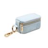 Mini Portable Jewelry Box with Keychain Earrings Necklace Ring Storage Box Velvet Travel Organizer Jewelry Case Hanging