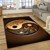 HD Природа Инь Ян 3D Китайский Тай Чи Багуа Ковер для Гостиной Спальни, Нескользящий Декор для Дивана Придверный Коврик Подарок