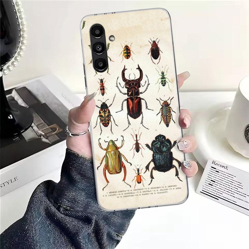 Научный чехол для телефона «Насекомые и пчелы» для Samsung Galaxy A13 A14 A15 A16 A17 A53 A54 A55 A56 A57 A33 A34 A35 A36 A37 A23