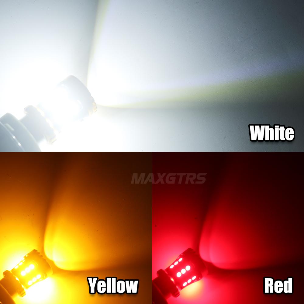 MAXGTRS 2x Светодиодные лампы S25 P21W BA15S 7443 W21/5W 1157 1156 T20 7440 W21W BAY15D для задних фонарей, стоп-сигналов, поворотников, ламп заднего хода, ДХО автомобиля