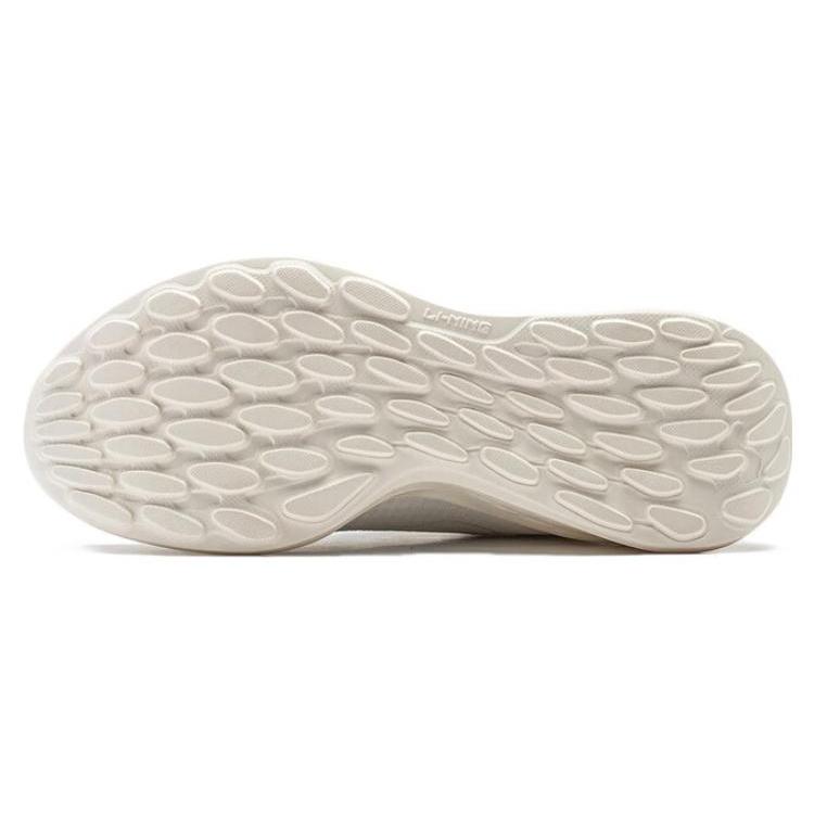 New LiNing Breathable Low Top Running Shoes Women's Ecru ARST048-3