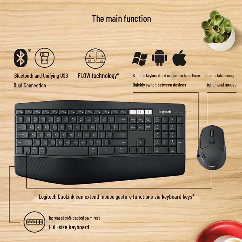 Беспроводной комплект Logitech MK850: клавиатура и мышь