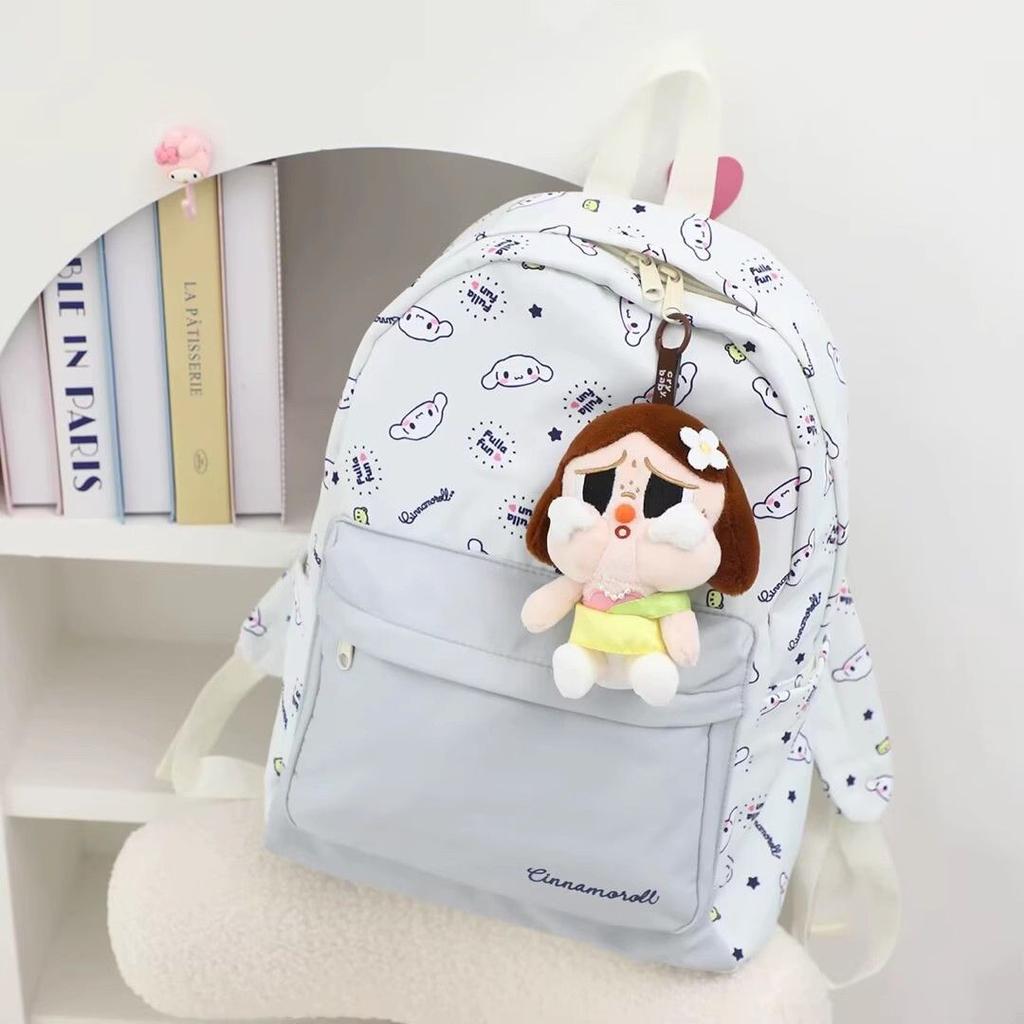 Bubble Matt Rainbow Crying Doll Plush Doll Doll Bag Pendant Pendant Keychain Ring Gift Female