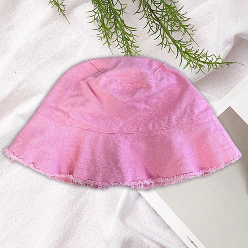 Панама с необработанным краем женская летняя шляпа с козырьком повседневная шляпа с окантовкой шляпа-ведро складная моющаяся