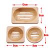 Home Toilet Wash Shower Soap Tray Container Soap Dish Box Bamboo Box