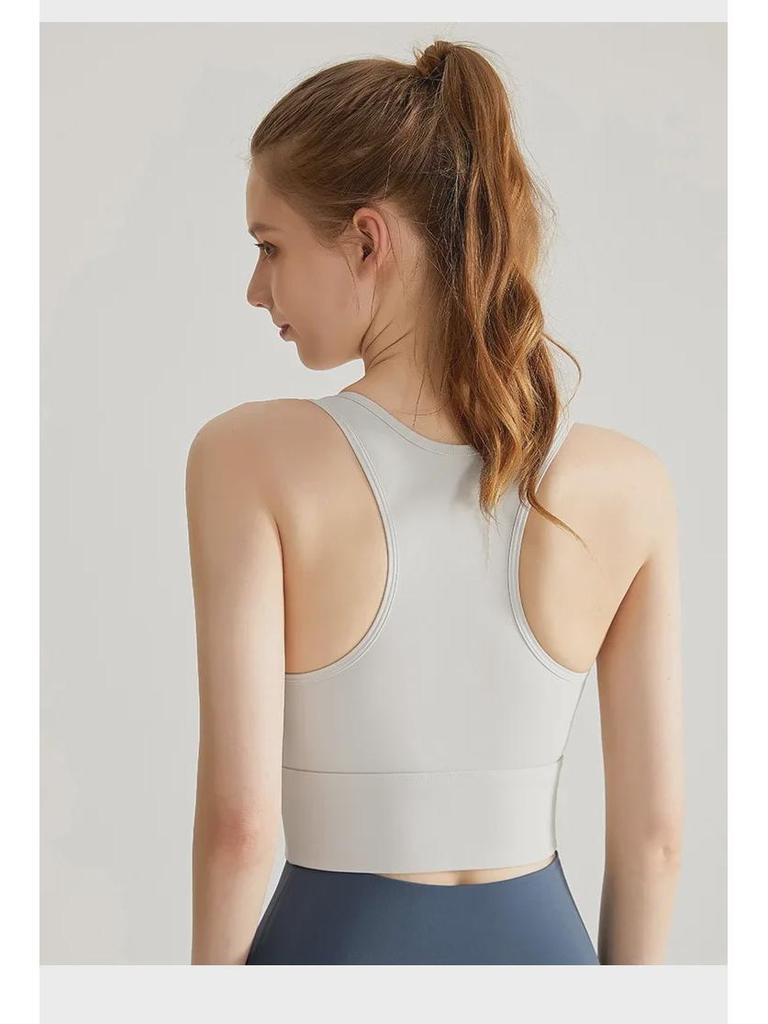 Высокопрочный жилет для йоги со встроенной чашкой и ударопрочной спинкой