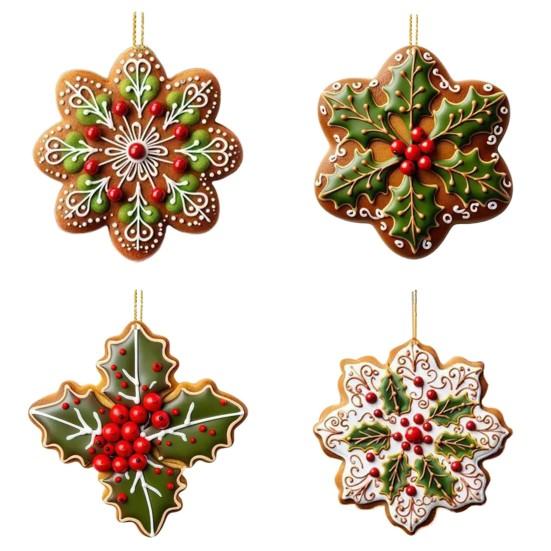 Подвеска на рождественскую елку 2D Снежинка подвесные украшения безделушки для вечеринок в помещении Акриловые плоские рождественские украшения