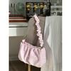 Premium Pleated Cloud Bag Shoulder Portable Underarm Bag Women'S Chain Bag Baguette Bag
