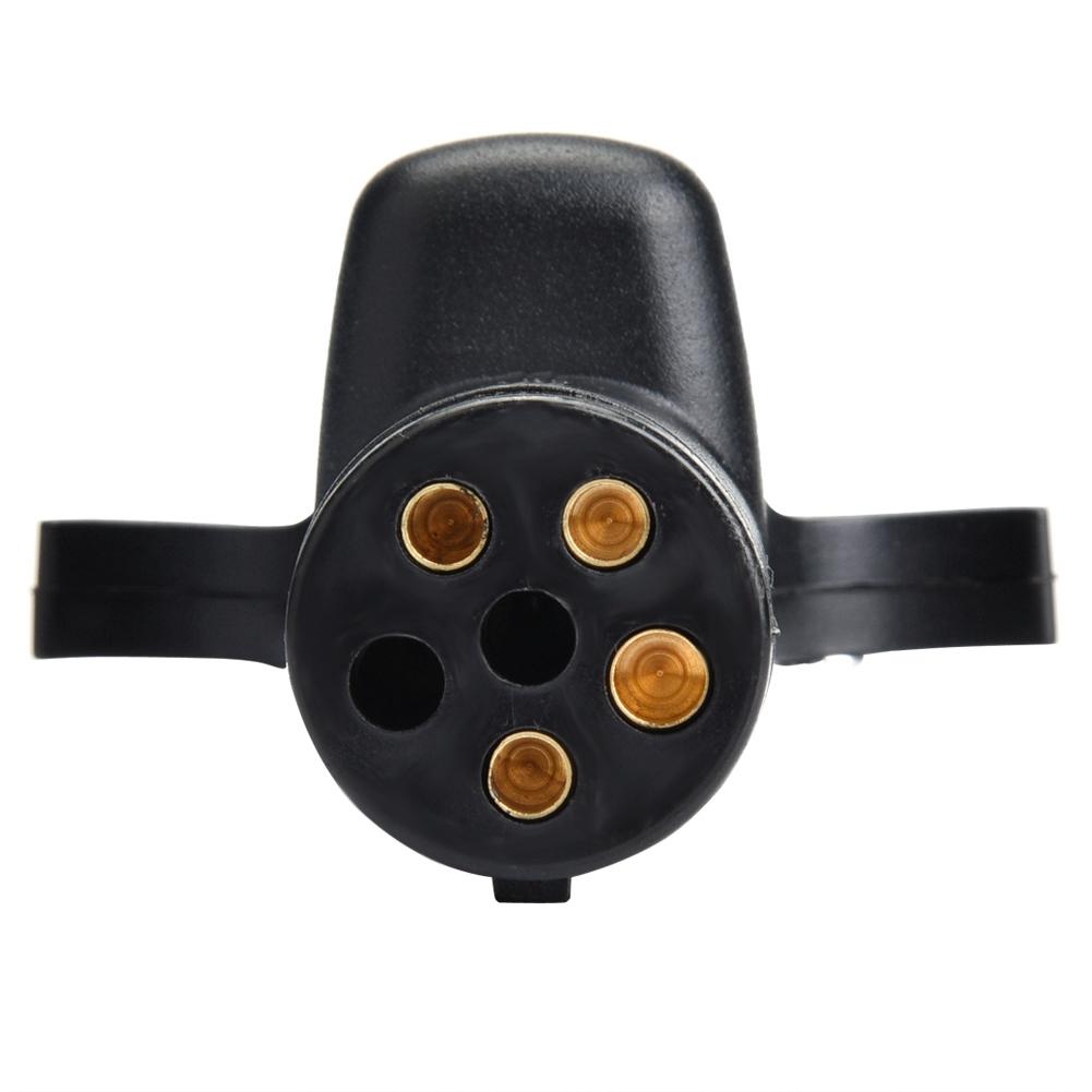 Адаптер-конвертер вилки розетки прицепа автомобиля с 6 на 4 контакта Караван Фаркоп Буксировочный разъем 12В