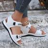 2024 Sports Sandals Summer New Open Toe Heightened Platform Sandals Women's Beach Shoes Athleisure Sandals