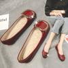 Новое поступление весна лето балетки женская обувь элегантные брендовые офисные туфли женские мягкие черные красные большие размеры 43