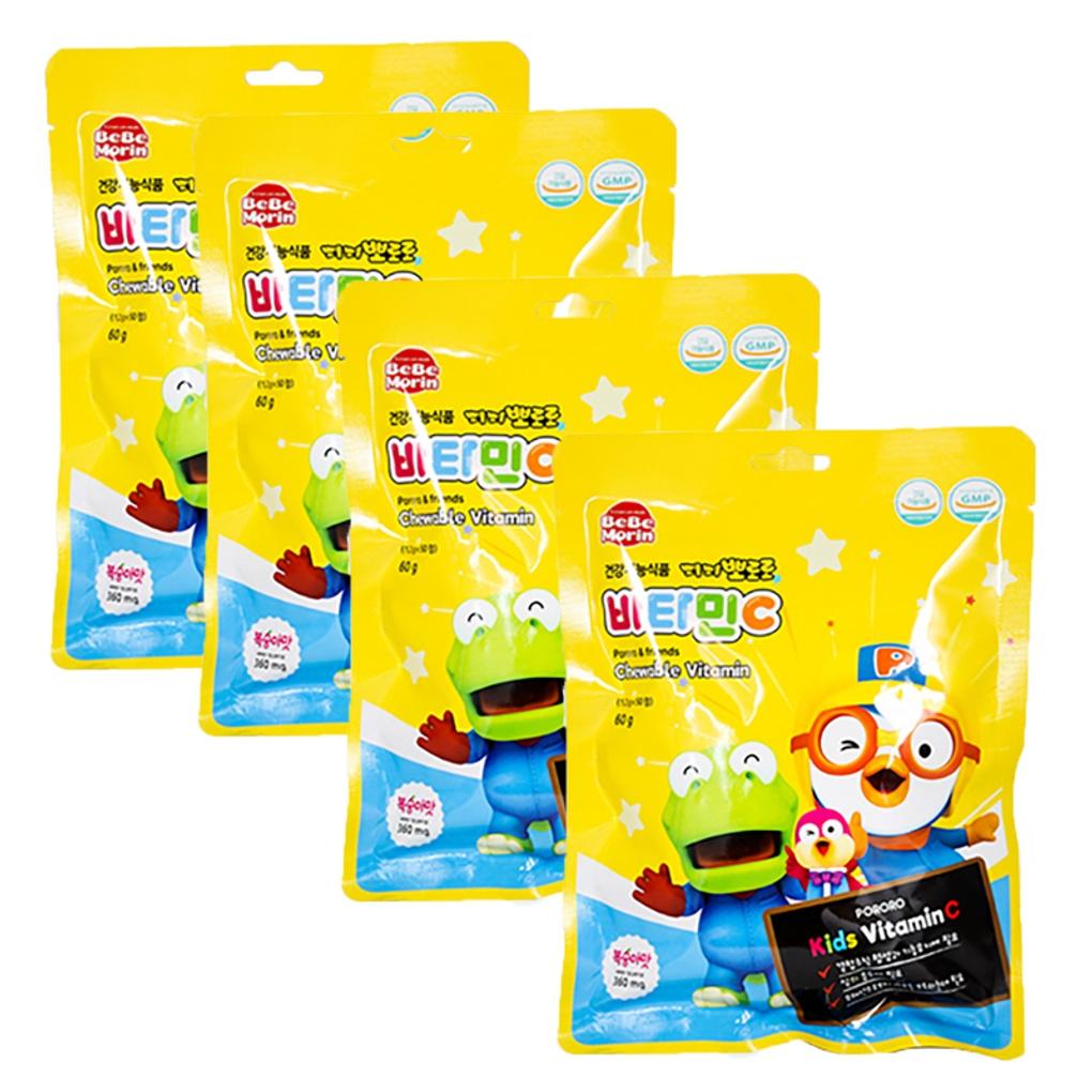 E Pororo the Little Penguin Vitamin C 50 tablets x 4