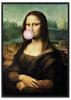 Poster Portrait Mona Lisa with Balloon Pop Art