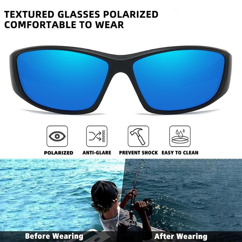 Sports Anti Blue Light Sun Glasses for Men Luxury Driving Cycling Sunglasses UV Protection