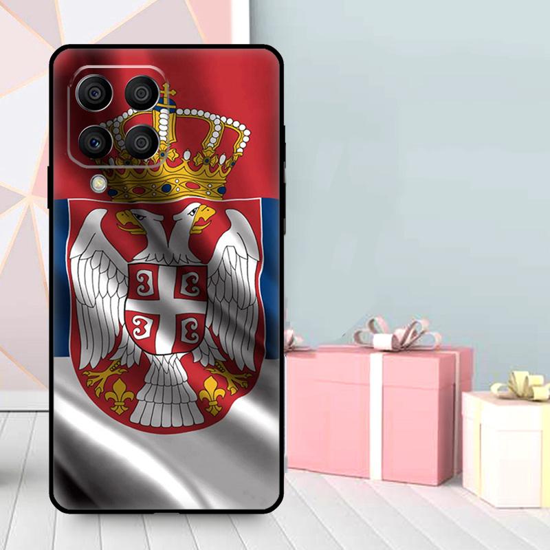 Флаг Сербии Сербский Чехол Для Samsung Galaxy M56 M52 M32 M53 M16 M11 M21 M31 M35 M12 M13 M14 M15 M36 M55 M34 M54