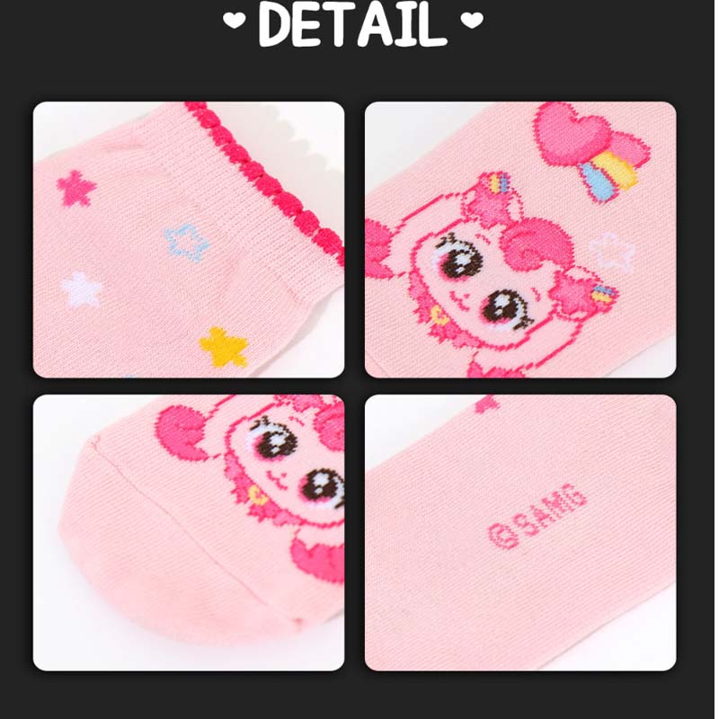 (4Pairs)Детские носки Catch Teenieping Hachu Ping – комплект из 4 пар, сделано в Корее