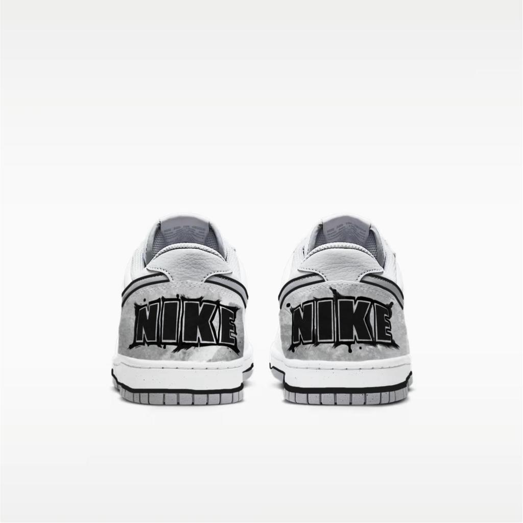 Nike Износостойкие дышащие низкие кеды для скейтборда мужские Белые Серые 355152-106(КомандаD-)
