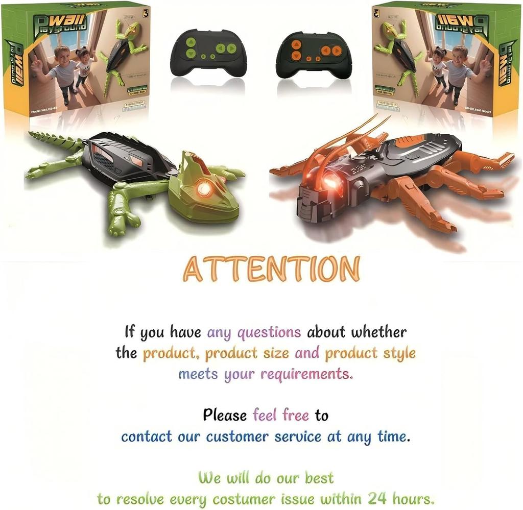 Wall Crawler Gecko RC Toy for Age 8-13 - Realistic Remote Control Lizard Wall Climbing Toy, Birthday Gifts for Boys Age 4-8, Fun and Novelty Toys