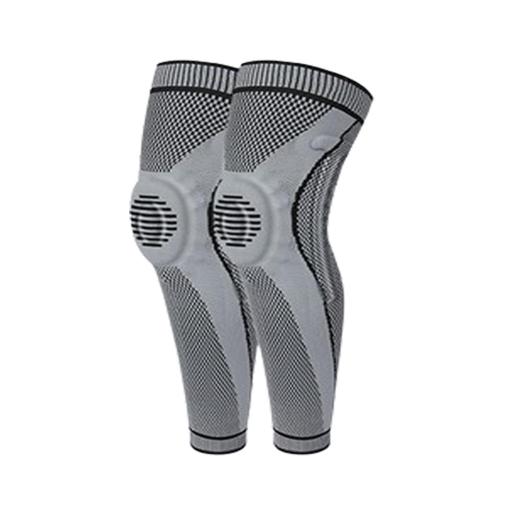1 шт. Длинный компрессионный рукав для колена для женщин и мужчин, полный бандаж для колена, стабилизирующий коленный сустав