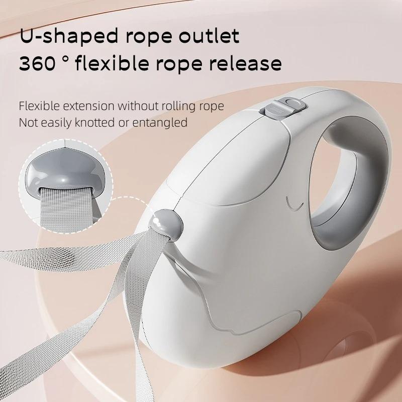 3/5 Meter Retractable Dog Leash Nylon Rope Puppy Walking Roulette Traction Lead One Click Lock Pet Dog Accessories