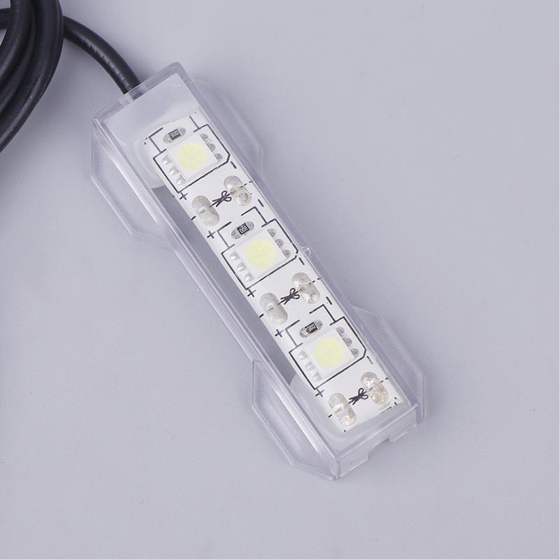 Аксессуар для рыбок, микро-аквариумный светильник с питанием от USB, пульт дистанционного управления, красочная светодиодная лампа для рыбок, ландшафтный светильник для аквариума с USB-подсветкой