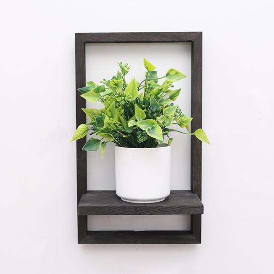 1/2Pcs Wall Plant Shelf Space Saving Plant Display Rack Strong Load-bearing Easy Assembly Indoor Plant Stand Wall Decor