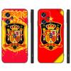 Испания испанский флаг черный силиконовый чехол для телефона для Xiaomi POCO X3 X4 NFC F3 F4 GT F5 M3 M4 M6 X5 X6 Pro 5G C55 C65 M5