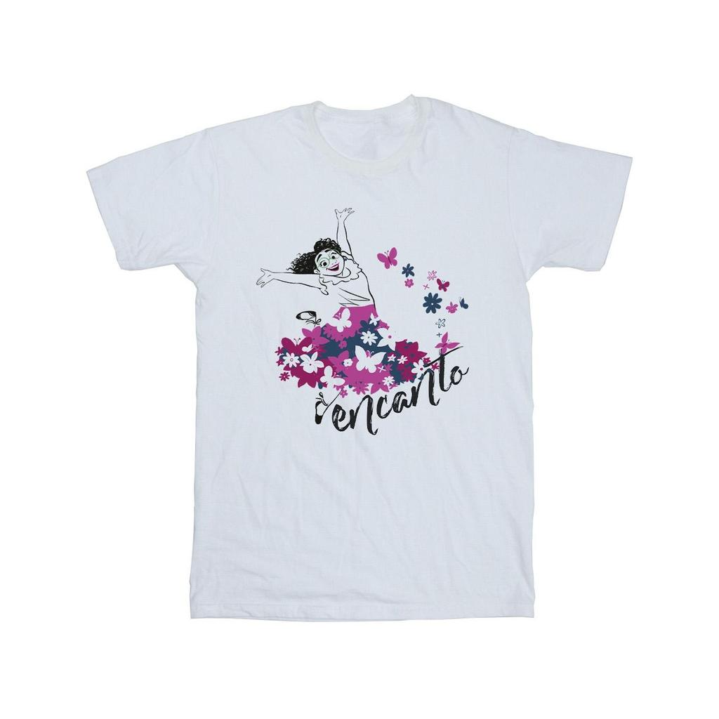 Disney Mens Encanto Mirabel Flower T-Shirt