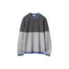 Свитер мужской X JW Anderson X Federer, коллаборация, color block, свободный крой, круглый вырез, темно-серый 465889-08