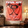 Pearl Jam Stick Figure Red Grunge Concert Tour Poster