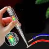 Интеллектуальный тестер напряжения, ручка, бесконтактный индукционный цифровой детектор мощности, карандаш, электрическая отвертка, зонд, индикатор цепи