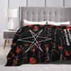 BMTH Bring Me The Horizon  Flannel Blanket  Warm Soft Throw Blanket for Bedroom Travel Novelty Bedspread Sofa Bed Cover