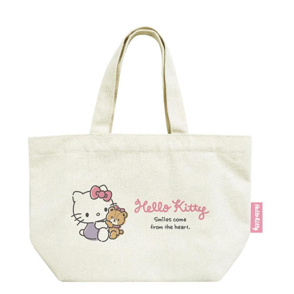 K Company Sanrio Characters Canvas Mini Tote Hello Kitty CHM3-KT H19×W30×D10cm