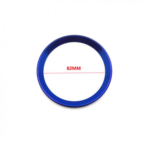 Blue Emblem Ring Cover For BMW 1 3 4 5 7 Series X1 X1 E84 F48 X3 X5 X6