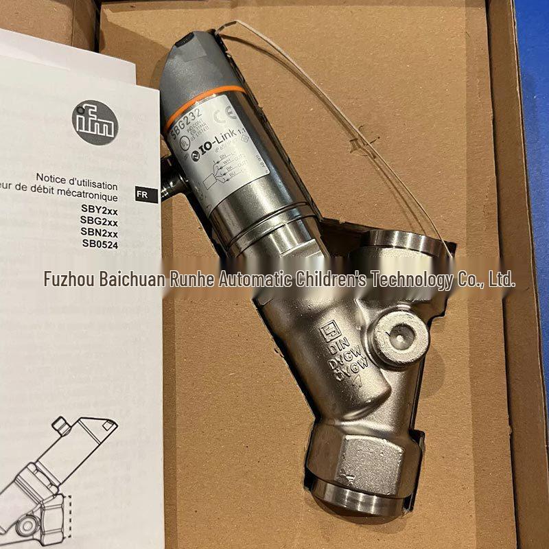 SBG232 IFM Расходомер с обратным клапаном и дисплеем, Позолоченные контакты, Новый Оригинальный