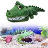 Crocodile Fish Tank Decor Oxygen Pump Air Bubble Stone Air Pump Drive Fish Tank Toy Aquarium Ornament Decor