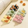 Children's Slippers Linen Indoor Kindergarten Girls Spring and Autumn Children Parent-child Baby Boys Floor Non-slip Home Shoes
