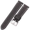 Genuine Leather Watchbands 18mm 20mm 22mm 24mm Black Dark Brown Women Men Cowhide Watch Band Strap Belt With Buckle