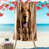 American Cocker Spaniel Print Beach Towel, Large Soft Quick Dry Towel for Beach Camping Swimming