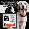 Pet Memorial Frame Solid Wood Pet Sympathy Photo Frame With Clip Hanging Dog Cat Loss Frame Postcard Photo Desktop Decoration