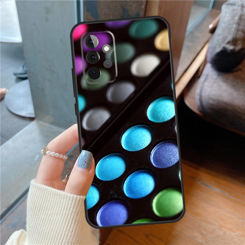 Кейс-палетка теней для макияжа для Samsung Galaxy A15 A52 A53 A33 A13 A34 A54 A14 A35 A55 A56 A36 A26 A16 A06 A22 A32
