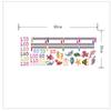 Room Decor Beautiful Mural Baby Growth Chart Under Sea Animal Wall Sticker Height Measure Decal
