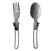 Folding Fork Ultralight Outdoor Portable Dinner Fruit Fork Flatware Outdoor Tableware for Camping Backpacking