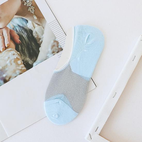 10 пар женских блестящих носков-лодочек, невидимые прозрачные шелковистые носки, прозрачные, блестящие, ультратонкие носки для весны и лета