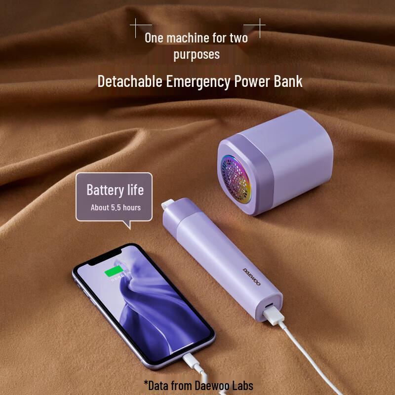 DAEWOO M4 Rechargeable Fabric Shaver CN plug (adapter included)