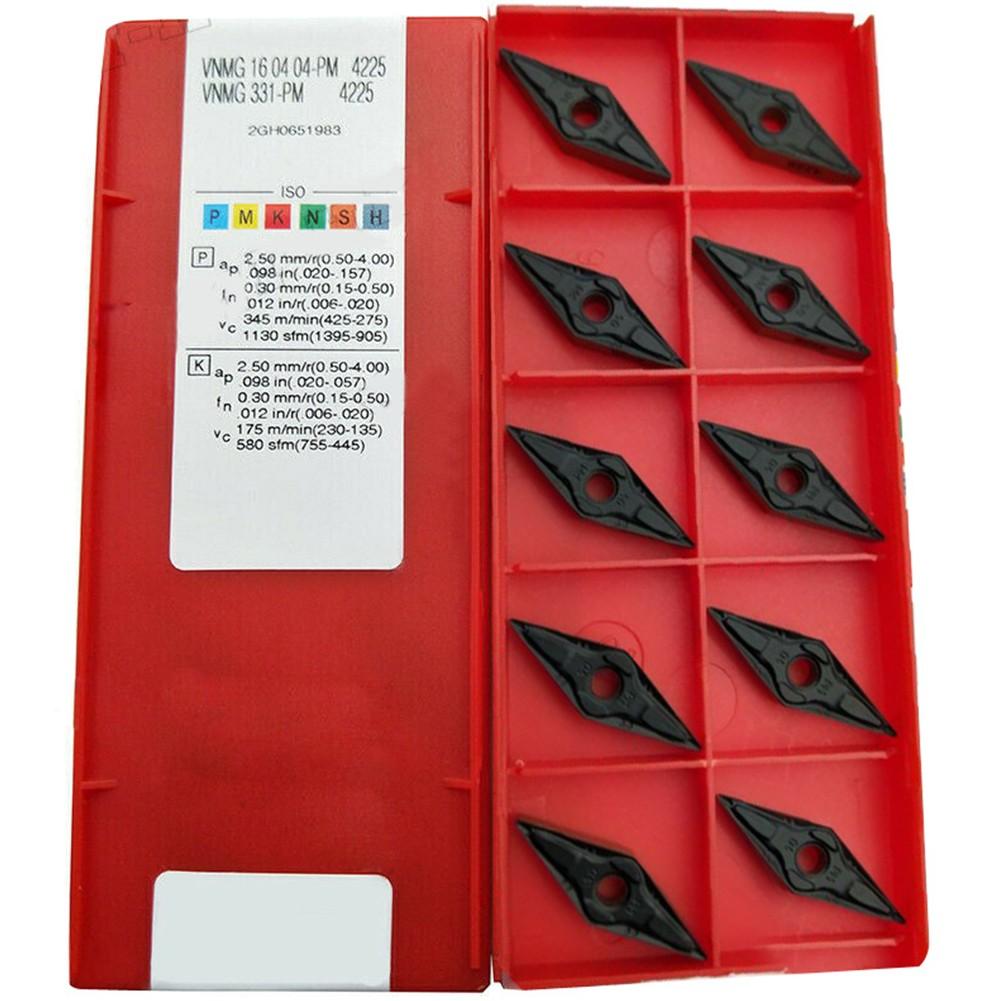10 шт. Новые VNMG160404-PM Марка 4225 VNMG 331-PM Твердосплавные пластины для ЧПУ
